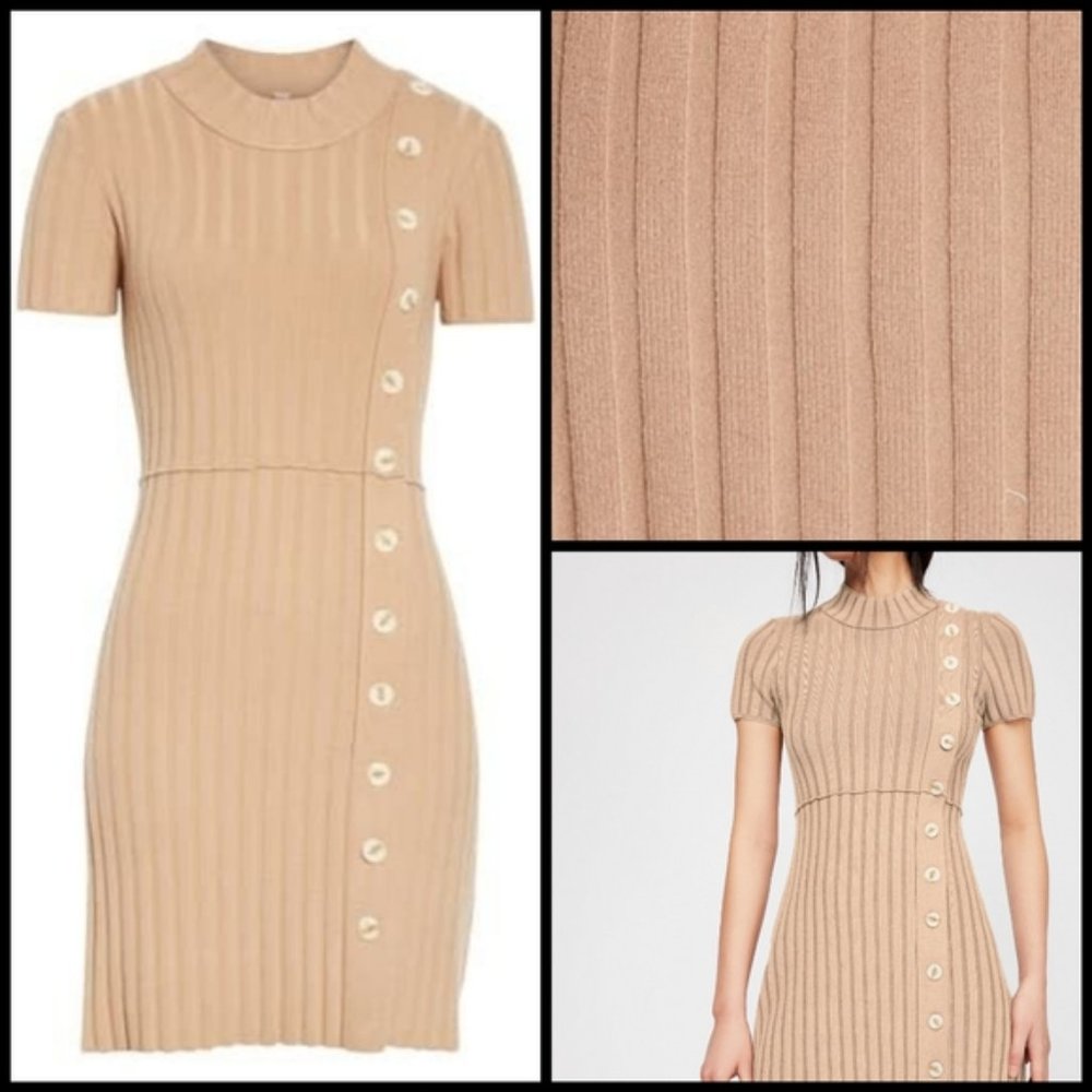 Free People Lottie Rib Knit Dress - Picture 2 of 10